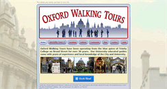 Desktop Screenshot of oxfordwalkingtours.com
